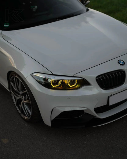 K2 Industries BMW 2 Series F87 DRL Module 2014-2021, close-up view of the automotive daytime running light module.