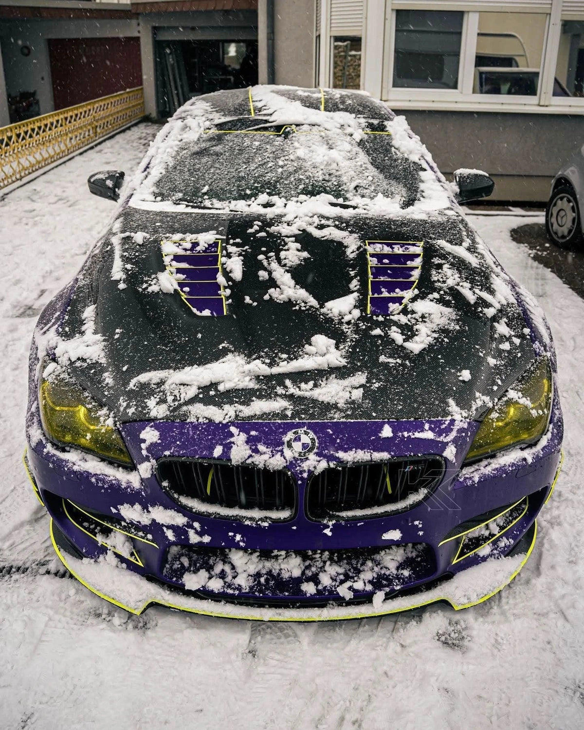 K2 Industries BMW 6 Series M6 DRL module for F06, F12, F13 models from 2011 to 2018, showing the LED daytime running light component.
