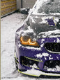 K2 Industries BMW 6 Series M6 F06 F12 F13 DRL module installed on a car, showcasing the LED daytime running lights for model years 2011-2018.