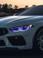 BMW 8 Series M8 G14 G15 G16 F93 CSL DRL module by K2 Industries, close-up view of sleek daytime running light component.