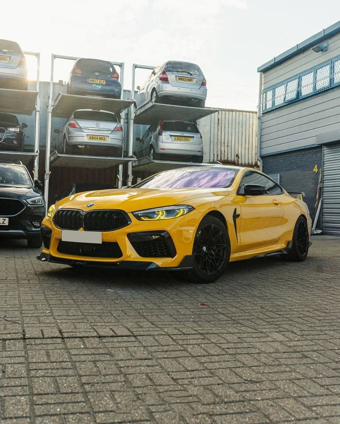 BMW 8 Series M8 G14/G15/F92/F93 DRL module by K2 Industries, showing the sleek LED daytime running light component.