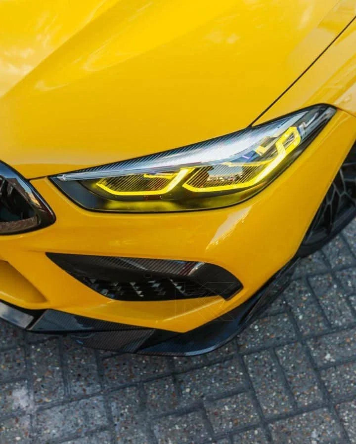 BMW 8 Series M8 G14/F91 G15/F92 G16/F93 CSL DRL Module by K2 Industries, close-up view of the LED daytime running light module.