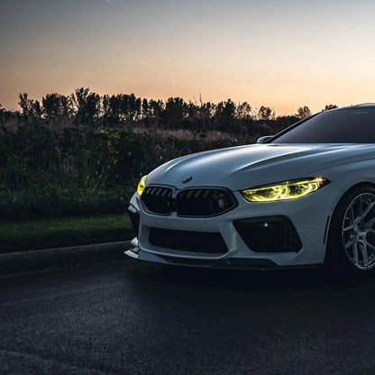 BMW 8 Series M8 G14/F91 G15/F92 G16/F93 CSL DRL Module by K2 Industries, close-up of the sleek LED daytime running light component.