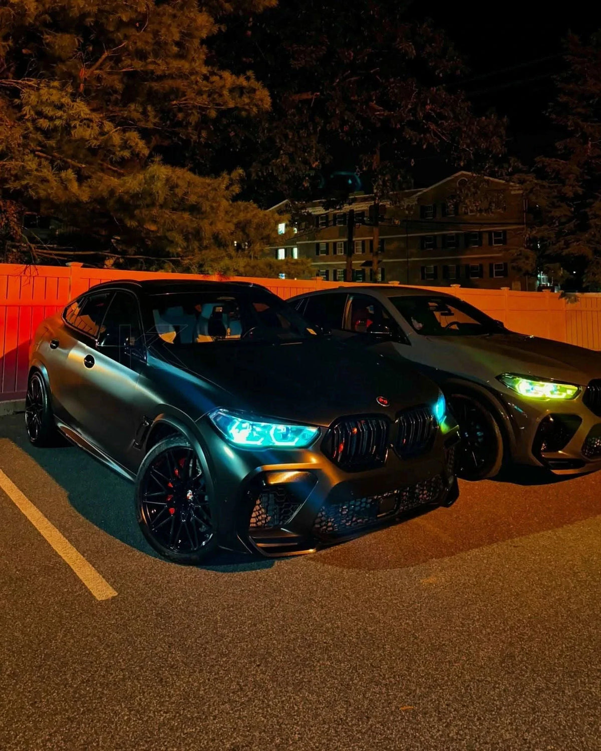 K2 Industries BMW X Series X5 G05 and X6 G06 CSL DRL module installed on the front of a 2019+ BMW SUV.