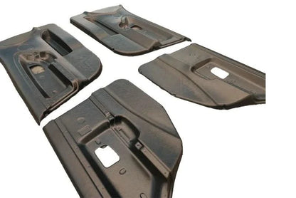 Lightweight door cards for BMW 3 Series E36 sedan by K2 Industries, showing sleek trim panels inside the vehicle.