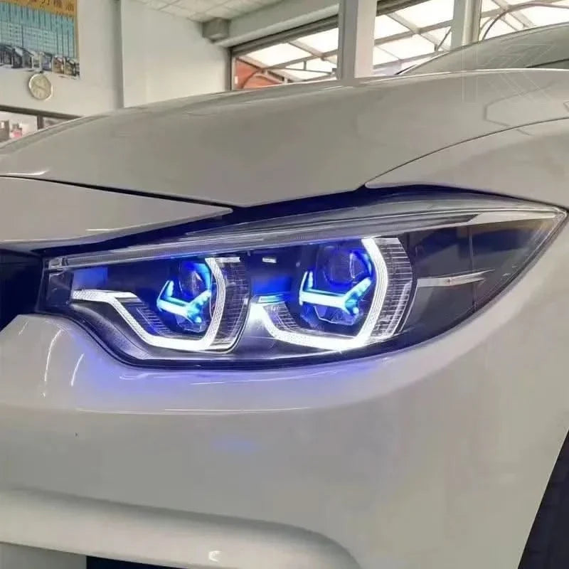 K2 Industries BMW 4 Series F32 F33 F82 F36 F83 M4 F80 M3 LED headlights with X Laser Style, high-performance automotive lighting