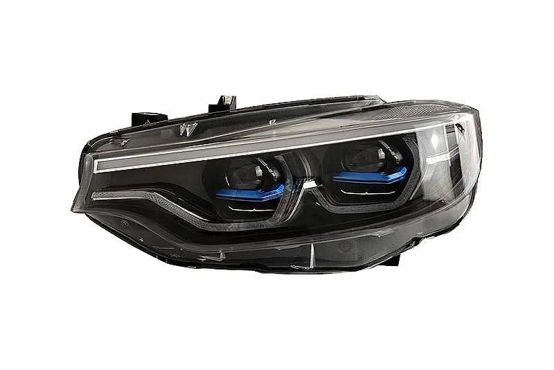 BMW 4 Series F32, F33, F82 M4 Laser Style LED Headlights by K2 Industries, showing sleek modern headlight design with LED accents.