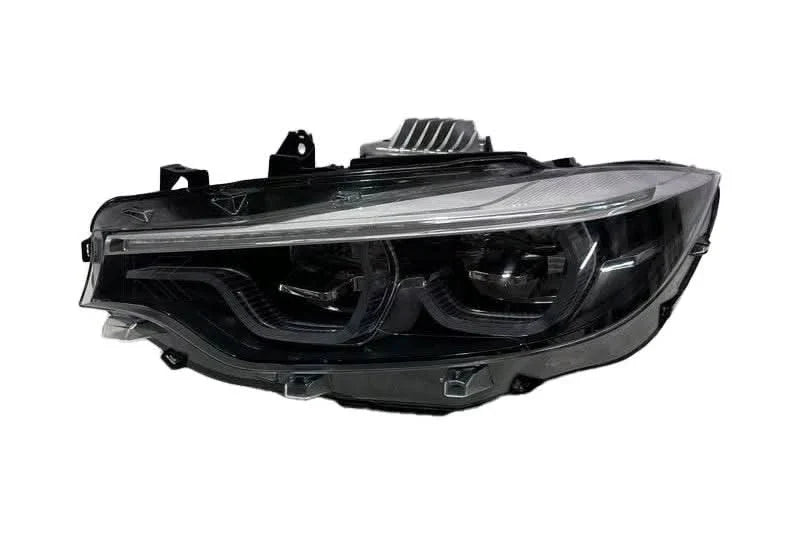 K2 Industries BMW 4 Series F32, F33, F82, F83 M4, F80 M3 IKON Style LED headlights, front view showing sleek design