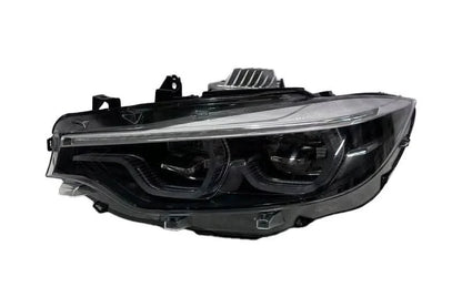 K2 Industries BMW 4 Series F32, F33, F82, F83 M4, F80 M3 IKON Style LED headlights, front view showing sleek design