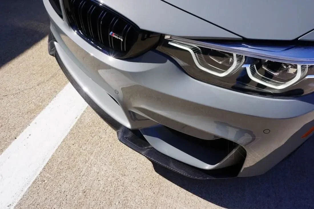 BMW 4 Series F32, F33, F82, F83 M4 and F80 M3 IKON Style LED headlights by K2 Industries, front view showing LED design