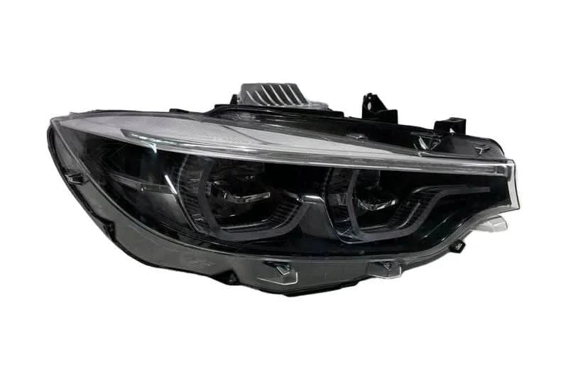 BMW 4 Series F32, F33, F82, F83 M4, F80 M3 IKON Style LED Headlights by K2 Industries, showcasing sleek headlight design