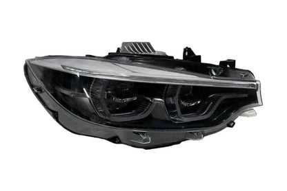 BMW 4 Series F32, F33, F82, F83 M4, F80 M3 IKON Style LED Headlights by K2 Industries, showcasing sleek headlight design