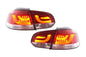 VW Golf Mk6 GTI LED Bar Red Tail Lights V1 (2008-2014)