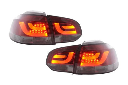 VW Golf Mk6 GTI LED Bar Red/Smoked Tail Lights V1 (2008-2014)
