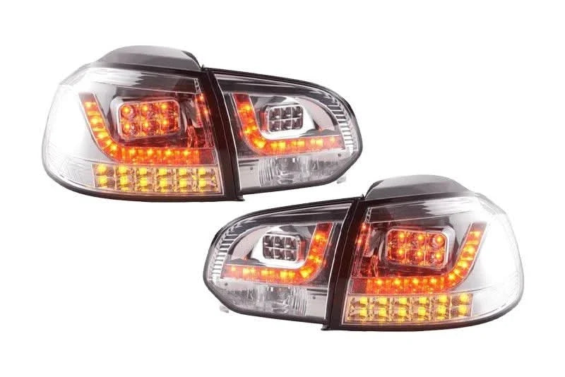 VW Golf Mk6 GTI LED Clear Tail Lights V2 LED Indicators (2008-2014)