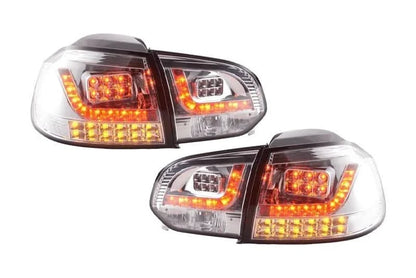 VW Golf Mk6 GTI LED Clear Tail Lights V2 LED Indicators (2008-2014)