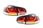 VW Golf Mk6 GTI LED Red Tail Lights V2 LED Indicators (2008-2014)
