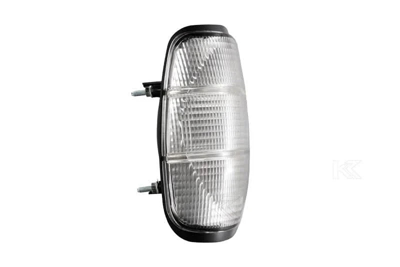 BMW 3 Series E30 facelift clear tail lights by K2 Industries, showing the sleek, transparent design for model years 1987 to 1994.