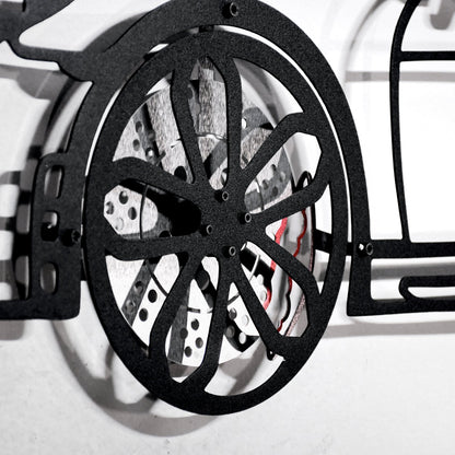 2020 Porsche Cayman GT4 Wall Art – Steel Silhouette with Spinning Wheels-KAFMEKA007 - AudiGear.com - Metal Car Wall Art