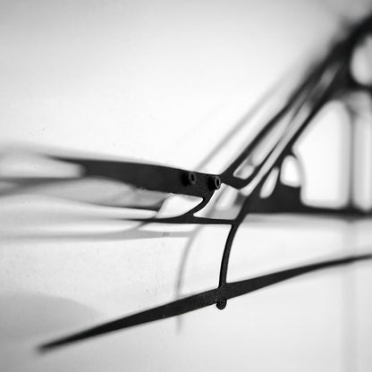 BMW M3 Wall Art – F80 Steel Silhouette with Spinning Wheels-KAFMEKA017