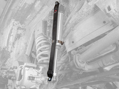 Rear 23-inch suspension limit strap set for 2WD Vanagon by GoWesty, shown in gray scale for vehicle suspension enhancement.