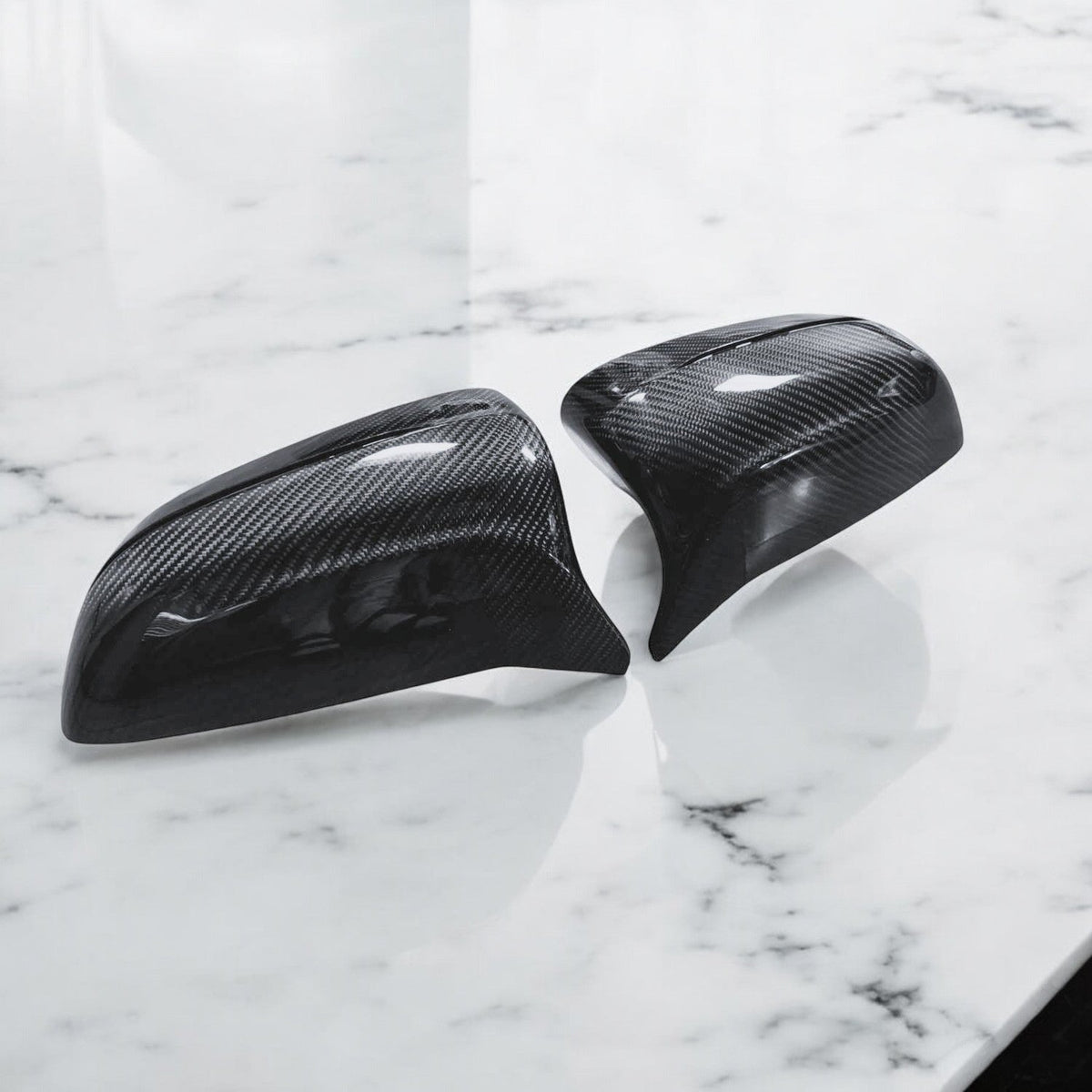BMW G20 G22 G30 G14 G15 M Style carbon fiber mirror caps by Palenon Performance on Bmw mirror cover with a sleek carbon fiber finish.