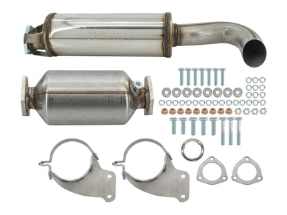 GoWesty Sport Exhaust Kit from Catalytic Converter to Tail Pipe for Vanagon with muffler and hardware