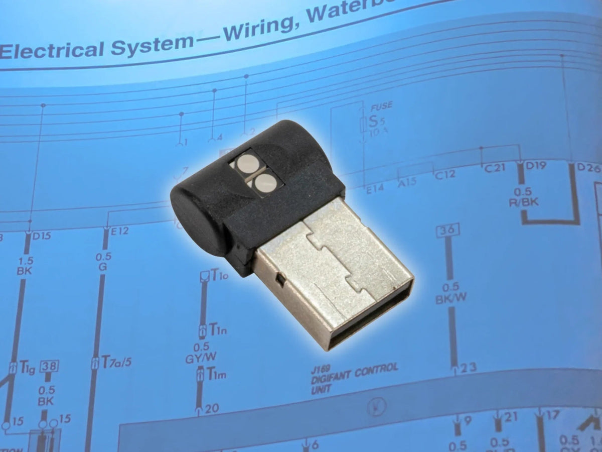 GoWesty USB Micro Map Light with LED, compact portable lighting device for reading or illumination.