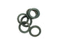 Set of six GoWesty serrated lock washers for axle bolts, featuring durable metal construction and serrated edges for secure fastening.