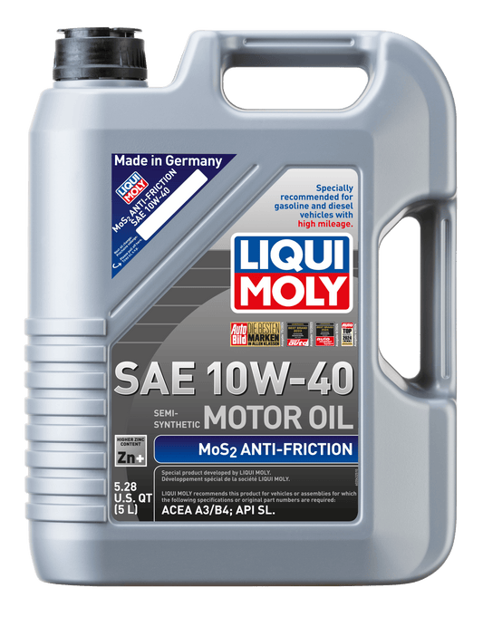 LIQUI MOLY 10W-40 5L 2043 SYNTHETIC MoS2-5 Antifric­tion - AudiGear.com - Lubricants