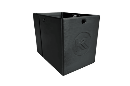 Black 3D printed plastic oil holder for BMW E36 Coupe, Sedan, and Compact Series 3 by K2 Industries, 1991-2000.