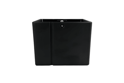 Black 3D printed plastic oil holder for BMW E36 Coupe, Sedan, Compact Series 3 models from 1991-2000 by K2 Industries.