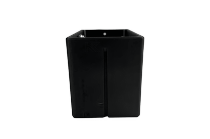 Black 3D printed plastic oil holder for BMW E36 Coupe, Sedan, Compact Series 3 from 1991-2000 by K2 Industries.