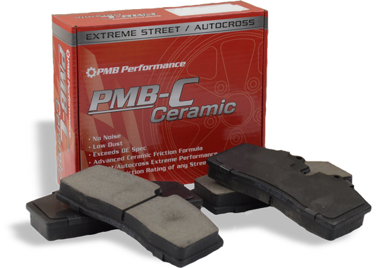 NEW! PMB-C Ceramic Rear Pads for Porsche: 911 Turbo (95-98)