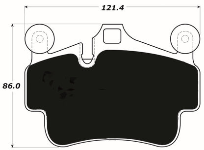 PMB-C Ceramic Pads for Porsche 997 3.8 Carrera 4S/GTS (2009-2012) Rear
