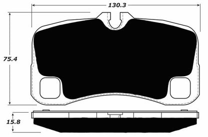 PMB-C Ceramic Pads for Porsche 997 3.6 Carrera (2009-2012) Rear