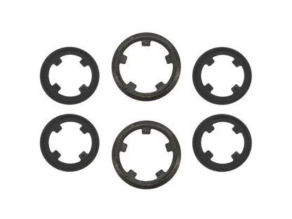 Set of GoWesty retention clips with pop-top lifting mechanism for Vanagon, featuring durable plastic construction and secure fit.
