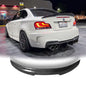 BMW E87 and E82 PSM honeycomb carbon fiber trunk spoiler, designed for 1 Series and 1M models, by Palenon Performance.