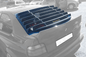 Black BMW E36 Compact Series 3 windshield louvers by K2 Industries, designed for 1992-1999 models, shown in a photo.