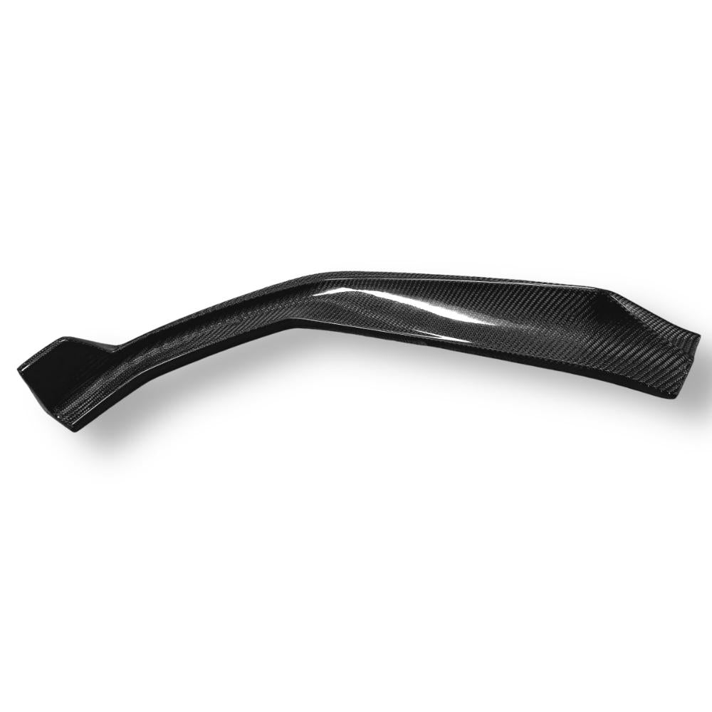 Carbon fiber front lip for BMW G20 330i and M340i by Palenon Performance, showcasing the sleek, aerodynamic design.