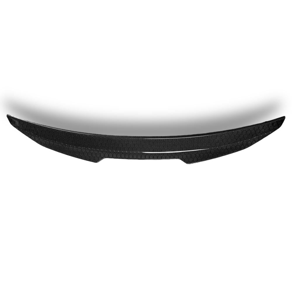 HoneyComb Carbon Fiber BMW G30 & F90 M5 PSM trunk spoiler by Palenon Performance on a BMW G30 or F90 M5.