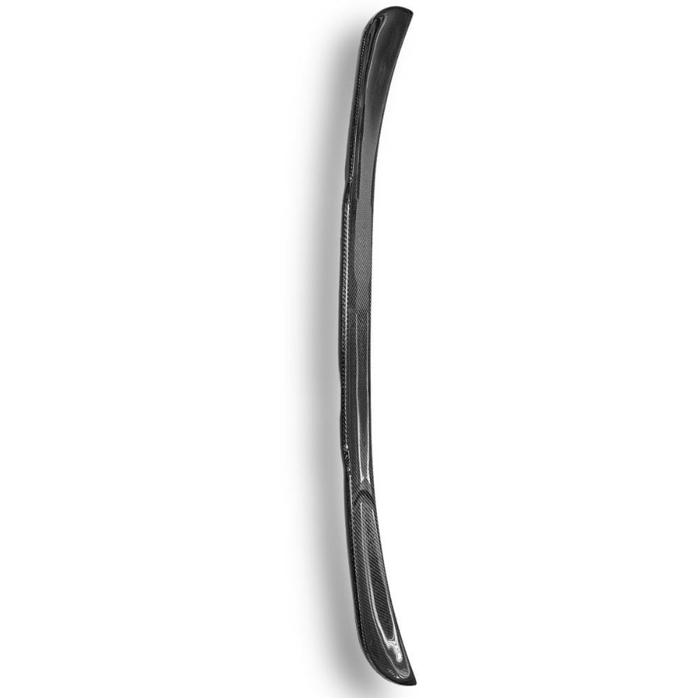 BMW E93 carbon fiber trunk spoiler by Palenon Performance, showcasing sleek, aerodynamic design on a sports car.