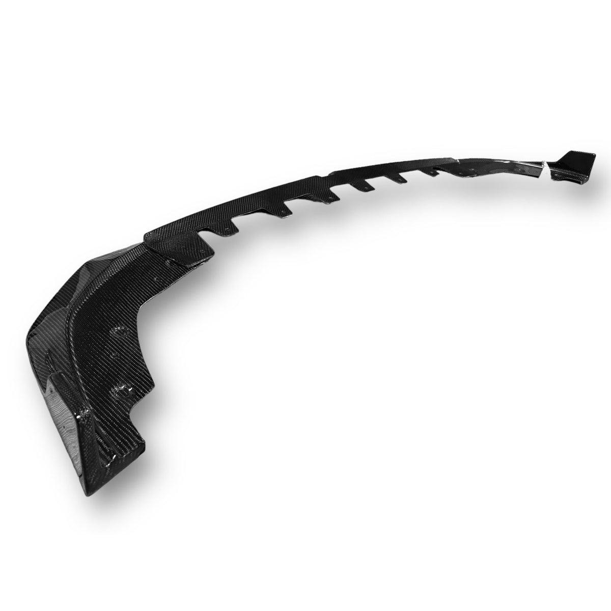 Carbon fiber M style front lip for 2023+ BMW G20 330i and M340i, featuring sleek design and high-quality Palenon Performance craftsmanship.