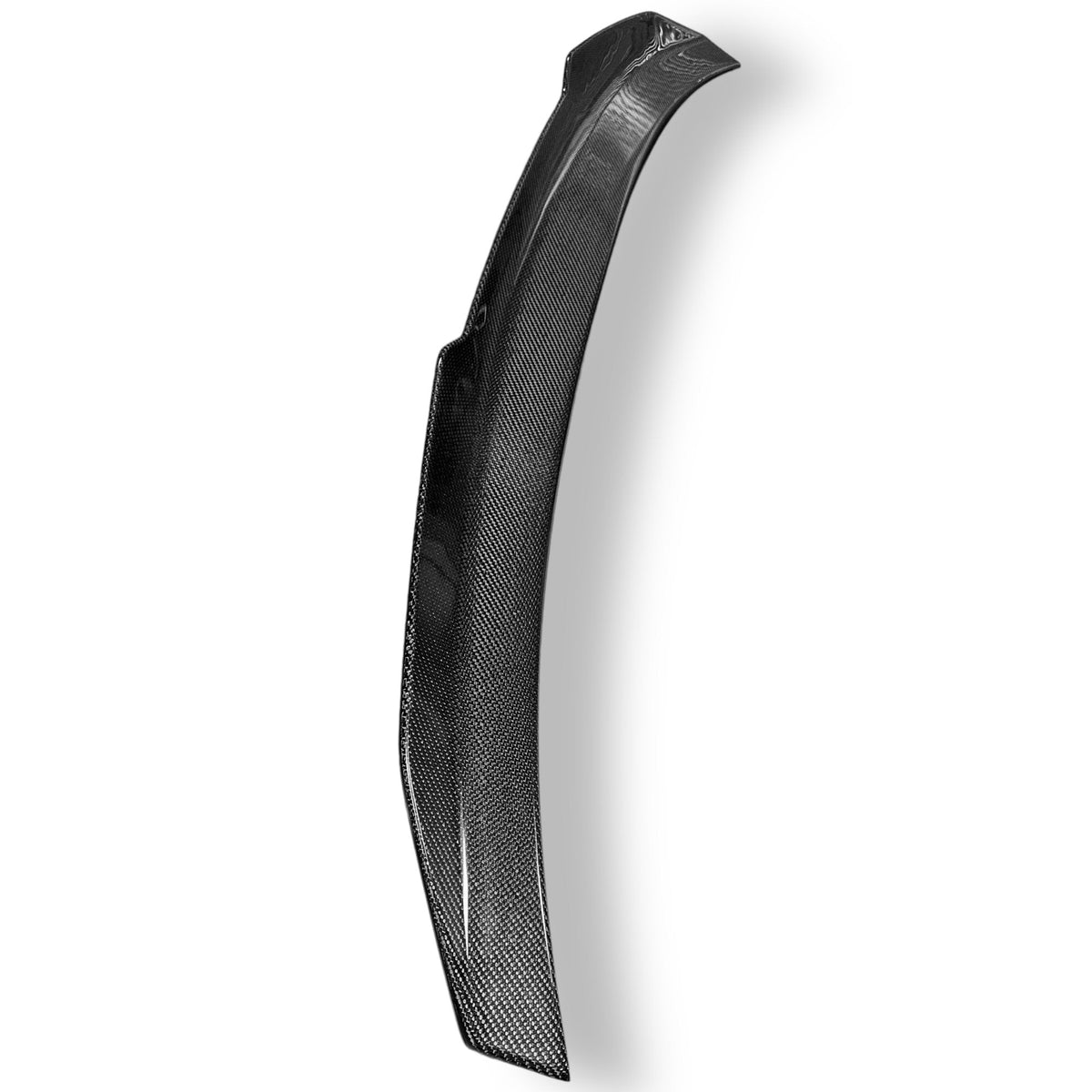 Carbon fiber BMW G22 G82 M4 PSM trunk spoiler by Palenon Performance, showing its sleek aerodynamic design on a sports car.