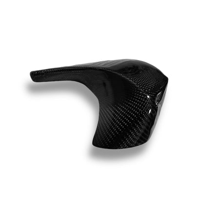 Carbon fiber M style mirror caps for BMW E92/E93 328i, 335i, 335is, by Palenon Performance, shown on car side mirrors.