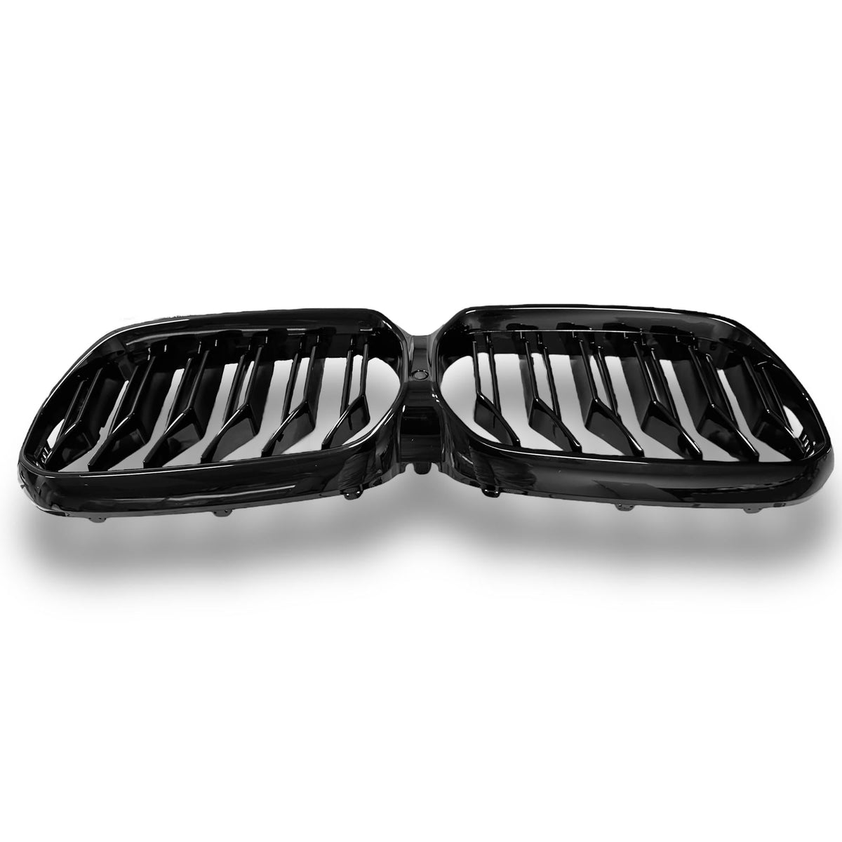 Double slat ABS front grille for 2021+ BMW F90 M5 and G30 540i M550i, carbon fiber style by Palenon Performance