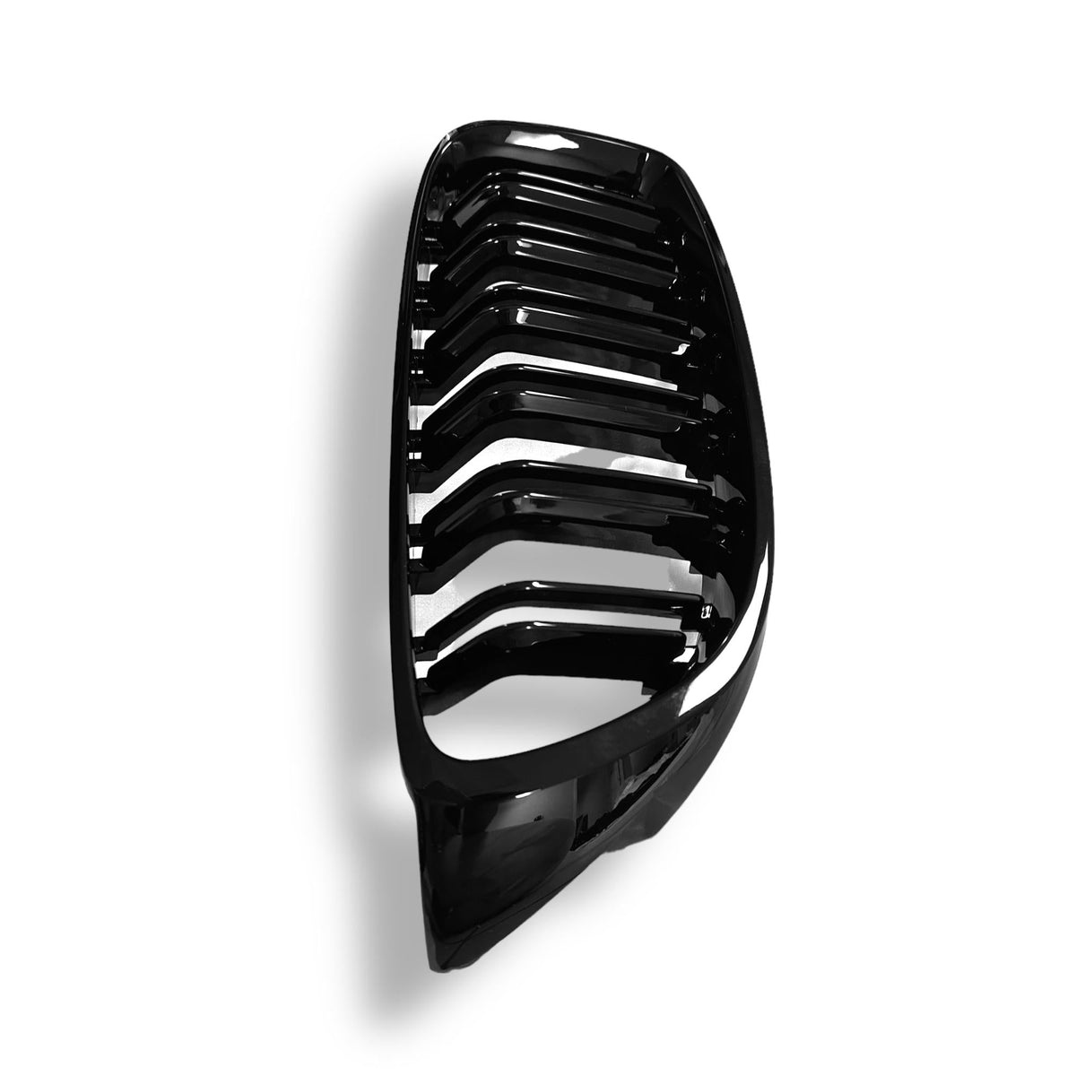 BMW F8X M3/M4 and F3X 428i, 430i, 435i, 440i ABS front grille by Palenon Performance with sleek black finish.