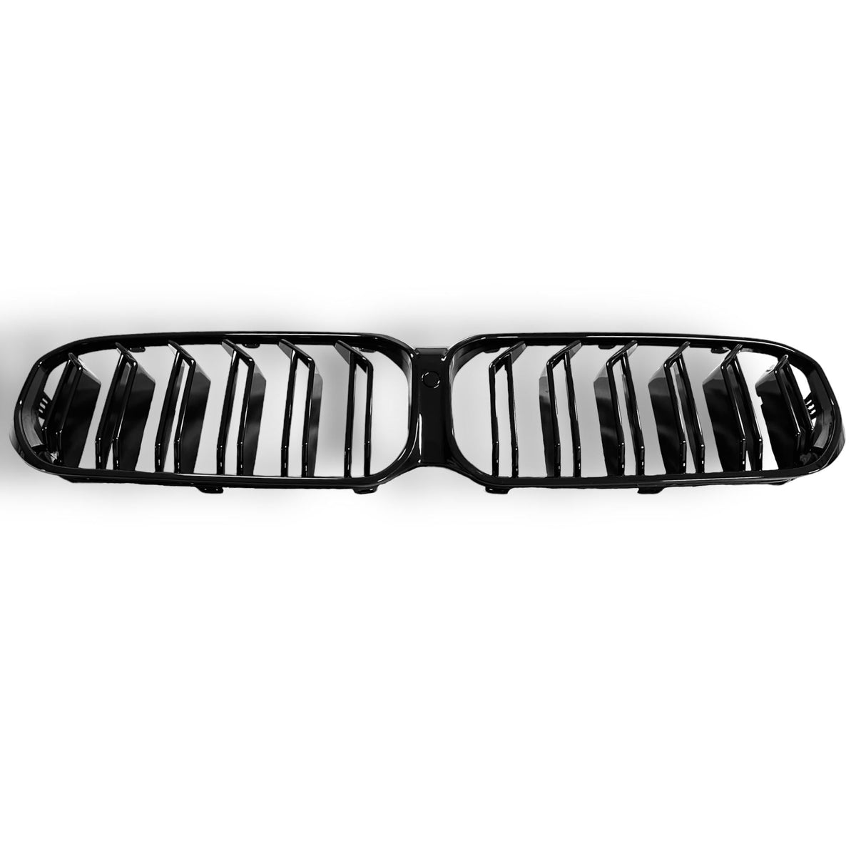 Double slat ABS front grille for BMW F90 M5 and G30 540i/M550i by Palenon Performance, featuring a sleek CF design.