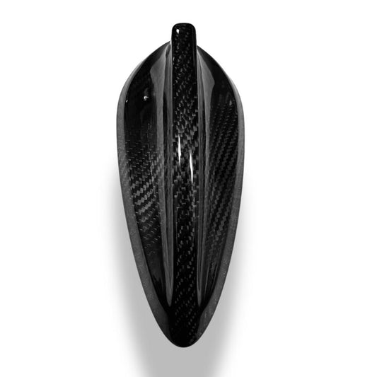 Carbon fiber roof antenna cover for BMW F20, F30, F15, F16, F85, G01, and E84 models by Palenon Performance.