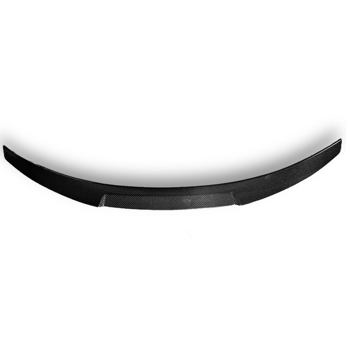 Carbon fiber trunk spoiler for BMW G80 M3 and G20, V Style design by Palenon Performance, shown on the vehicle.